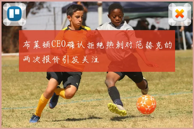 布莱顿CEO确认拒绝热刺对范赫克的两次报价引发关注